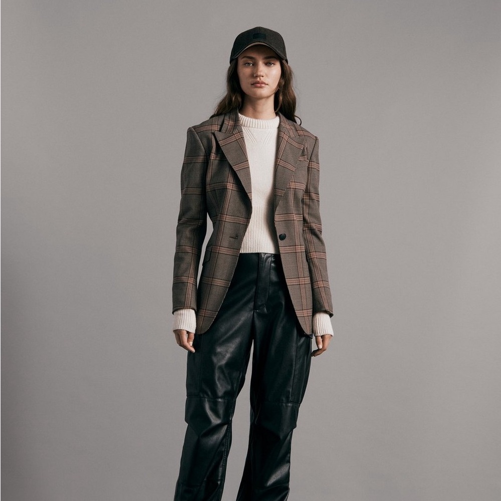 Rag & Bone Bianca Plaid Blazer NWT